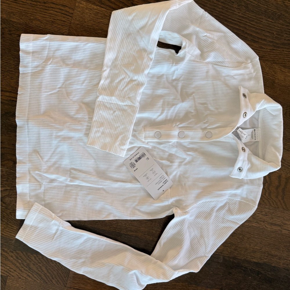Athleta white Henley brand new